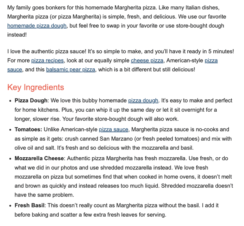 Recipe photo from a cookbook